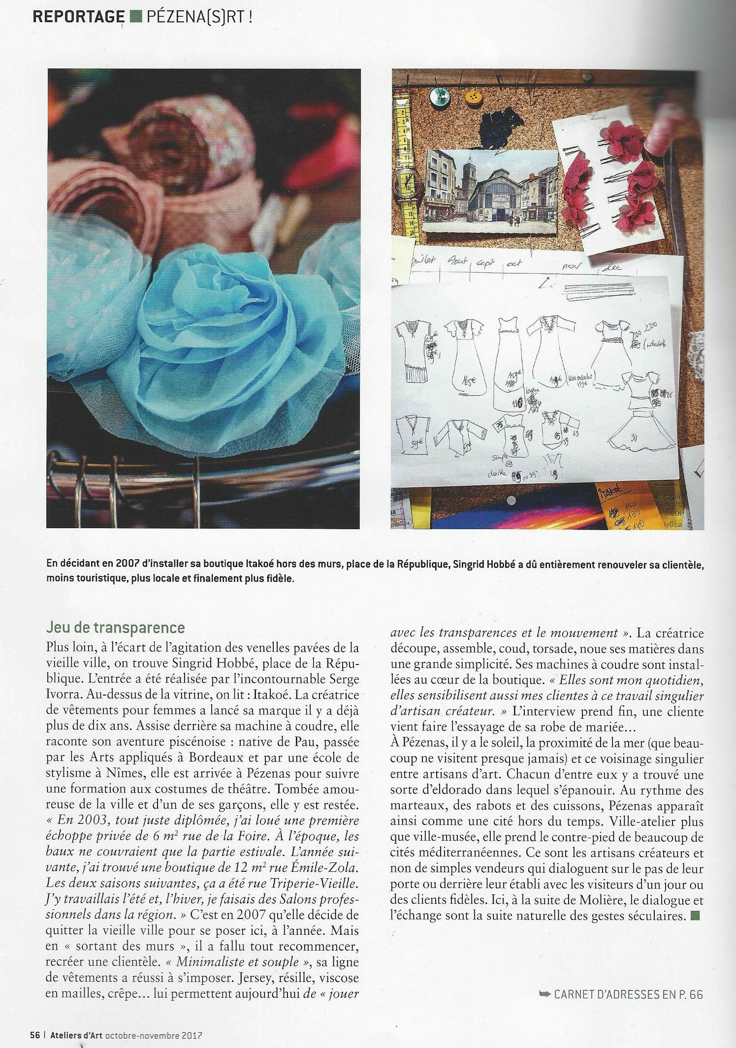 Atelier art de France Itakoé Singid Hobbé